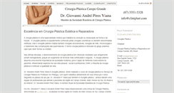 Desktop Screenshot of cirurgiaplasticacampogrande.com