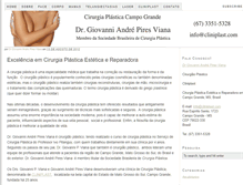 Tablet Screenshot of cirurgiaplasticacampogrande.com